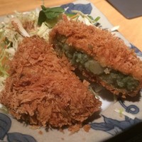 土佐料理 祢保希 丸の内店 - あおさコロッケは美味しかった