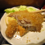 Jisaku Sushi - 鯵はふっくらと、上品な味わい。衣も軽めでカラッと揚がっていました。