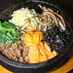 stone grilled bibimbap