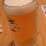 立ち呑み 福本屋 - 生ビール400円(2017.05月)