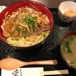 和風処 うさぎ - ステーキ丼（1,000円）ご飯大盛無料