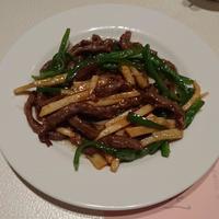 中国料理 四川 - 青椒牛肉（牛肉とピーマンの細切炒め）