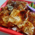 食堂と喫茶 ポッポテイ - お肉は4枚乗っていましたが•••