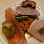 レストランキムラ - 前菜、かなりボリュームがあります。いいお味です。