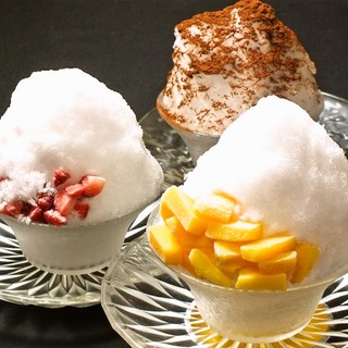 After Yakiniku (Grilled meat), please enjoy [Taiwanese-style Shaved ice]♪