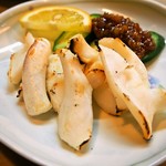 やぐら寿司 - 烏賊下足 塩焼き