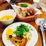 pasta＆meat STAUB - カジュアルランチの前菜とスープ