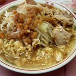 ラーメン荘 おもしろい方へ - ラーメン300g　ニンニク野菜ちょいマシ
