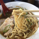 麺屋 裕 - 醤油ラーメン（麺）