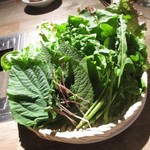 Jukusei Yakiniku Nikugen - 六種の新鮮野菜（肉包み用）