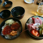 おたる政寿司 ぜん庵 - 海鮮二段重