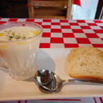 ラ フルール ド スリジエ - カブのスープ（お通し）　380円