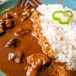 あだたら高原 空の庭  - 和牛カレー「あっぷ図」