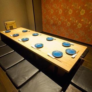 個室空間充実！プライベート感覚で素敵な宴会をお楽しみ下さい♪