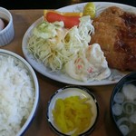 Kimiya Shokudou - トンカツ定食 中盛り   1050円