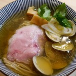 自家製麺 くろ松 - はまぐりの中華そば（夜限定）　1,000円