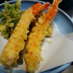 手打ちそば港屋 - 天ぷら