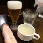 牛舎 - ランチ生ビール380円