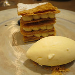 レ・コパン ドゥ ドミニク・ブシェ - バニラ・クリームのミルフィーユ