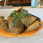 カーサ・デル・チーボ - 12時間じっくりと火を入れた 仔羊と筍のフリカッセア 木の芽の香り