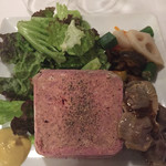 ル・マルカッサン - お肉のテリーとすなぎものコンフィ