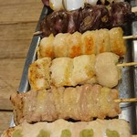 佐賀県三瀬村ふもと赤鶏 - 焼き鳥盛り合わせ