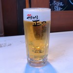 やきとり 正や - 生ビール