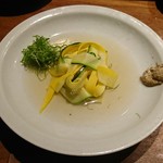 麩屋町 うね乃 - ズッキーニ