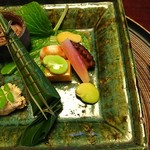 お宿 うち山 - 夕食　前菜