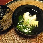 お宿 うち山 - 夕食　お椀