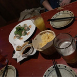 ムーンスーンカフェ - 生春巻き  揚げ餃子