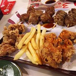 和食さと - 1705 和食さと MOI premium buffet@228,000Rp から揚げ、スパイシーから揚げ、ポテトフライ