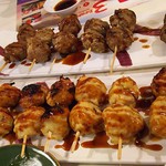 和食さと - 1705 和食さと MOI premium buffet@228,000Rp つくね(鶏、牛)