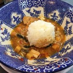 らーめんやまふじ - 〆飯　投入！