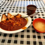 横浜魚市場卸協同組合 厚生食堂 - チャーシューカレー丼