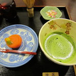 日本茶喫茶・蔵のギャラリー 棗 - お抹茶のセット