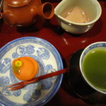 日本茶喫茶・蔵のギャラリー 棗 - 荒茶のセット