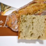 シニフィアン シニフィエ - ポルチーニのバゲット 断面