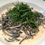 ナナイロパスタ - たらこのクリームソース 850円。