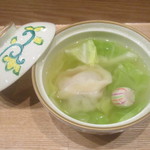 小料理 すず乃 - 春キャベツと水餃子