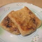 小料理 すず乃 - ばっけ味噌 油揚げ挟み焼き