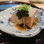 青華こばやし - 29年5月　鮟肝、海苔、芽ネギ