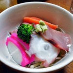 新川食堂 - お馴染みの「お通し」