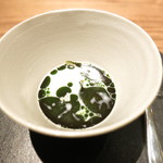 Crony - 鳥貝と新玉ねぎのスープ　自家製ディルのオイル