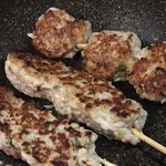 Ipermercato Carrefour - 炭火がないのでフライパンで焼く