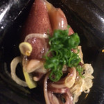 旬魚旬菜まるとび - ホタルイカ‼️食べた事のない味が‥‥うまかった