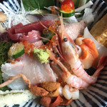 緑水門 - 海鮮チラシ丼1500円、安い