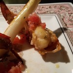 八王子うかい亭 - 弾けるような弾力があって身の締りの良いオマール海老