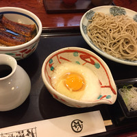日本橋　本陣房 - 〈2017年5月〉もり蕎麦とまかない丼ランチ 1,000円