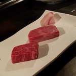 八王子うかい亭 - お肉は「サーロイン」と「イチボ」